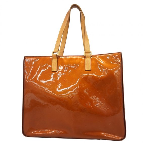 Louis Vuitton Vernis Columbus Tote Bag M91134 Bronze Women's - Picture 1 of 10